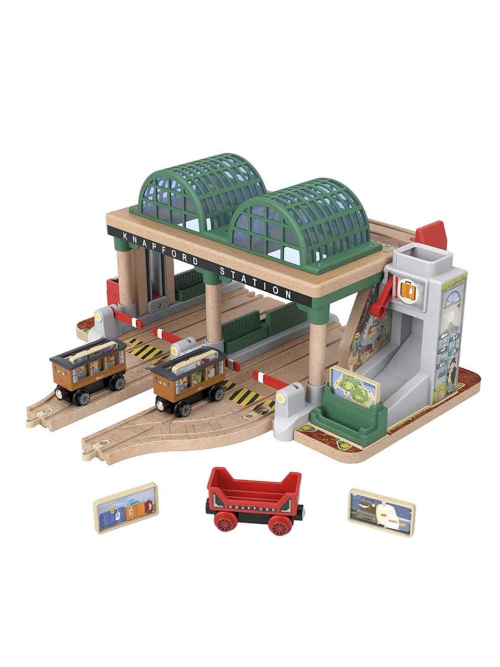 Thomas & Friends Wooden Railway Knapford Station Passenger Pickup Playset